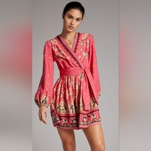 Anthropologie Raquel Embroidered Mini Dress, BNWT, Size XS